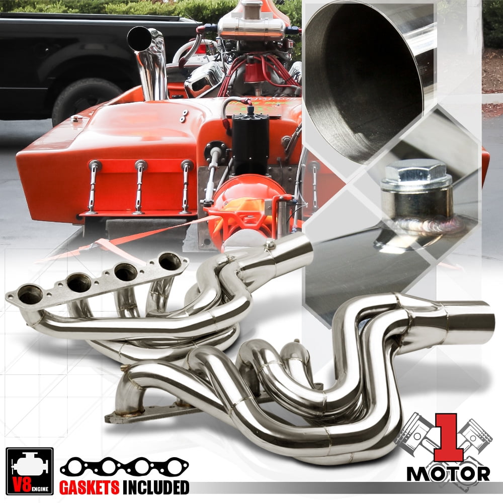 SS Exhaust Header Manifold for Big Block Chevy 496 MAG BBC V8 VDrive