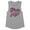 Heather Grey, variant on What a Warrior Looks Like Women's Muscle Tank Medium Heather Grey