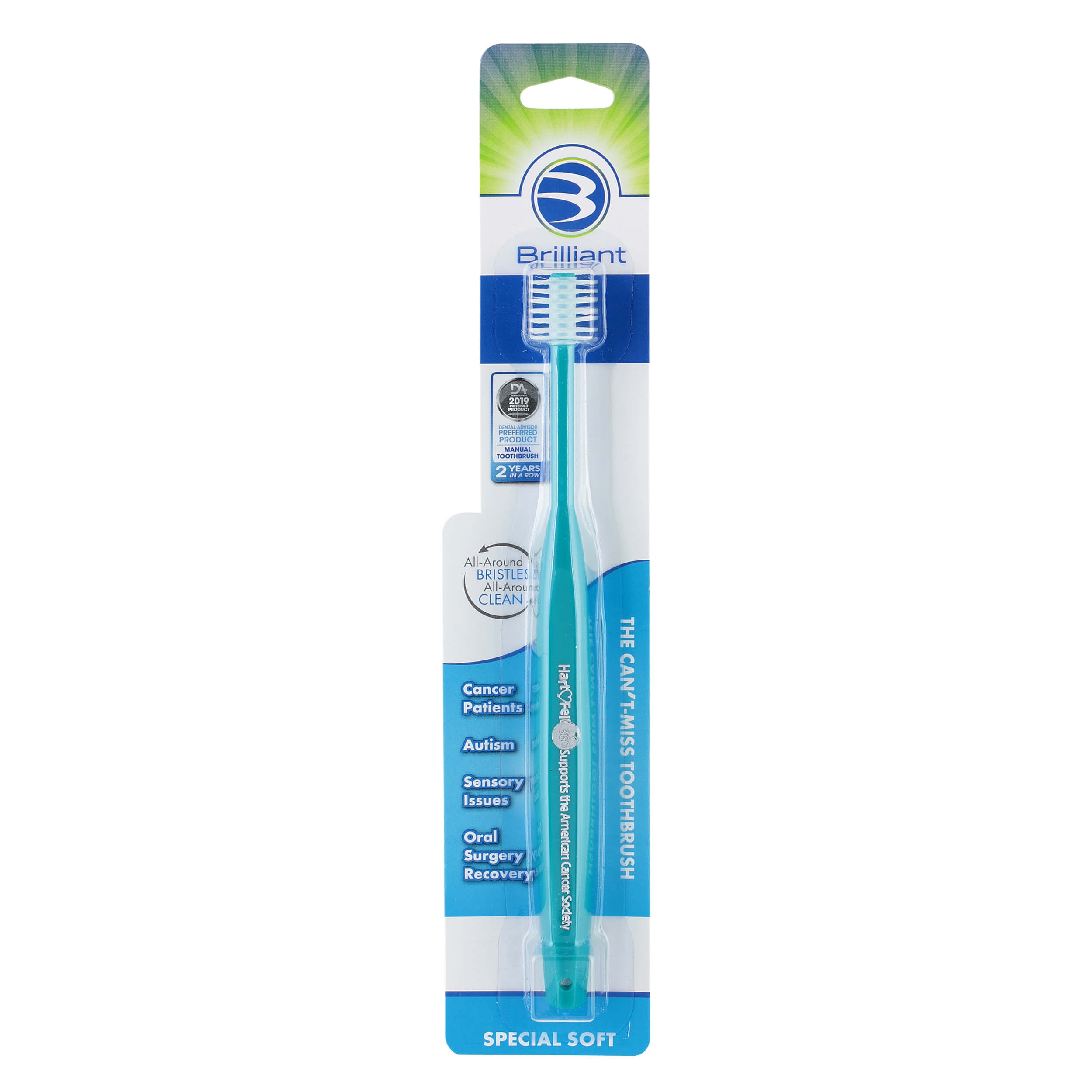 Brilliant Special Soft Round Head Toothbrush for Post Chemo, Surgery