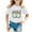0-White3361, variant on Tiijoy Girls Cute Easter Short Sleeve T Shirt Cotton Crewneck T-Shirt Tee Tops, Sizes 2-8