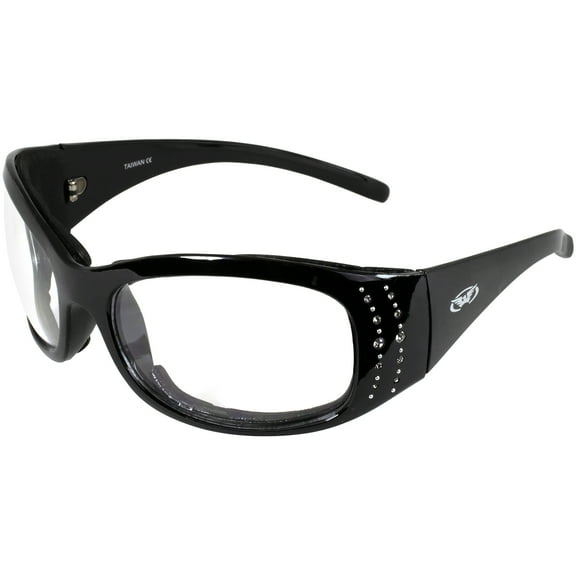 Global Vision Eyewear 24 Marilyn 2 Plus Riding Sunglasses with Clear to Smoke Photochromatic Lens