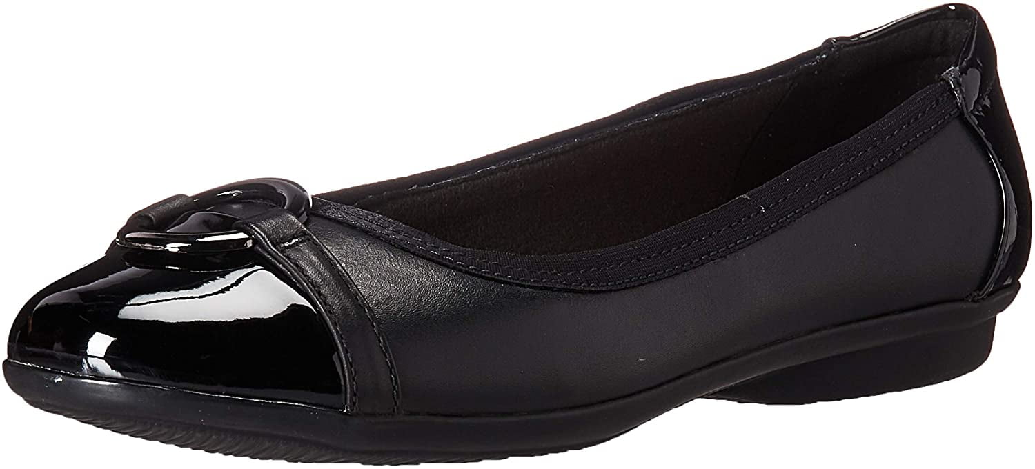 Clarks - Clarks 26145712: Women's Gracelin Wind Dress Black Leather ...