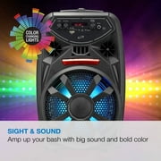 iLive Bluetooth Tailgate Speaker, ISB380B, Black