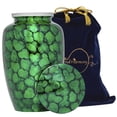 thumbnail image 3 of Eternal Harmony Cremation Urn for Human Ashes | Memorial Urn Carefully Handcrafted with Elegant Finishes to Honor Your Loved One | Elegant and Affordable Urn Large Size with Velvet Bag (Green), 3 of 5