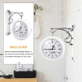 thumbnail image 2 of Reloj de pared de doble cara Reloj colgante de doble cara Reloj giratorio de doble cara, 2 of 5