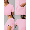 thumbnail image 4 of Adar Addition Scrubs For Women - Modern V-Neck Scrub Top, 4 of 7