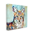 thumbnail image 3 of Abstract Fox Painting Modern Strokes Animals & Insects Painting Gallery Wrapped Canvas Print Wall Art, 3 of 7