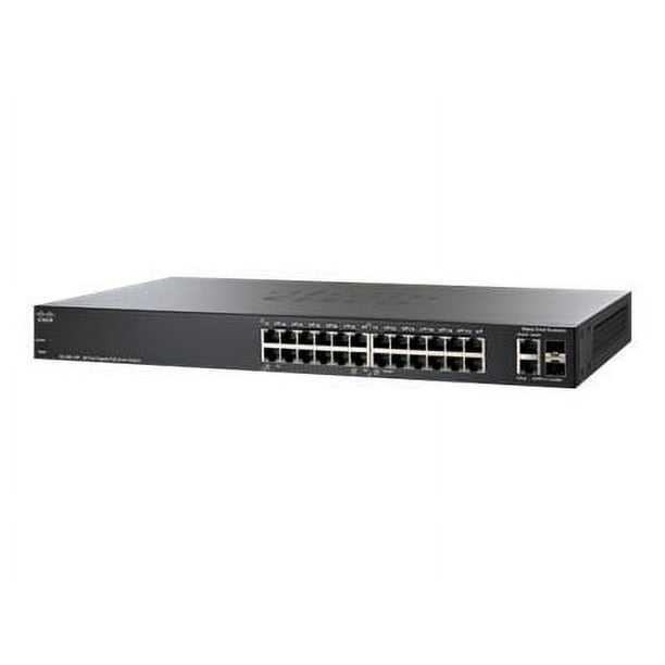 Cisco Small Business Smart SG200-26FP - Commutateur - Géré - 24 x 10/100/1000 (poe) + 2 x gigabit sfp - bureau, montage en rack - poe (180 W)