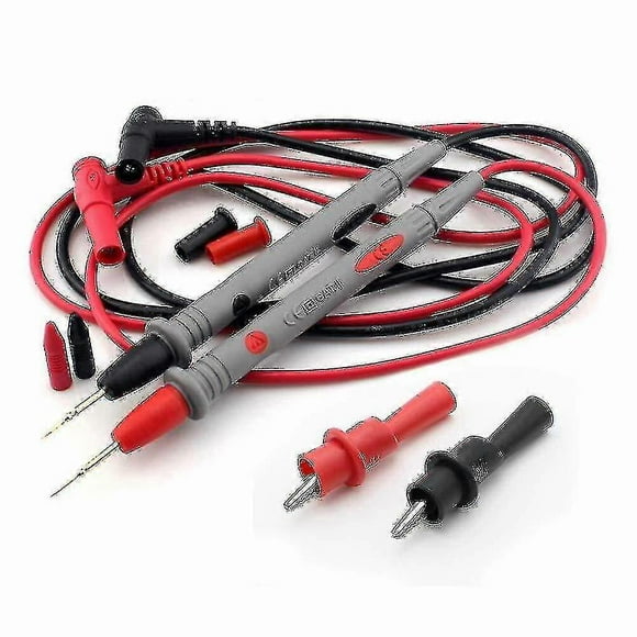 Multimeter Test Leads For Fluke Meter Electrical Alligator Clip Probes 1000v 20a