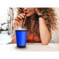 thumbnail image 2 of Mugzie Deluxe Iced Coffee Insulator Sleeve - Reusable Neoprene Cozy for Cold Drink Cups - Prevents Condensation and Tip Overs - Made in USA - Blue (Large 22 - 26 Oz), 2 of 8