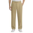 thumbnail image 2 of Mens Dress Pants with Pockets, Elastic Waist Casual Business Pants,Regular Fit Straight Leg Work Pants, Pleated Front Slacks Pant L, 2 of 7