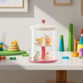 thumbnail image 1 of RKSTN Plasti C Organizer Rotating Blinds Box Storage Display Rack Toy Storage Storage Box Household Artifact Storage Box Display Boxes, 1 of 5