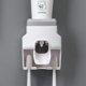 thumbnail image 4 of 2 Pcs Wall Mount Toothpaste Dispenser Toothbrush Holder Set, Wall Holder (gray), 4 of 5