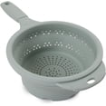thumbnail image 3 of Dexas 8" Collapsible Silicone Strainer in Sage, Kitchen Strainer with Handles, 7.2 Cup Capacity | BPA-Free, Heat-Resistant, Space-Saving Kitchen Tool, 3 of 7