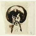 thumbnail image 3 of Carlo Pellegrini 12x12 Black Modern Framed Museum Art Print Titled - Portrait of Whistler (1877), 3 of 5