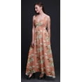 thumbnail image 4 of Bimba Floral Ladies Long Floral PrintÂ&nbsp;Dress Spaghetti Strap V Neck Maxi Beach Wear-XX-Large, 4 of 6