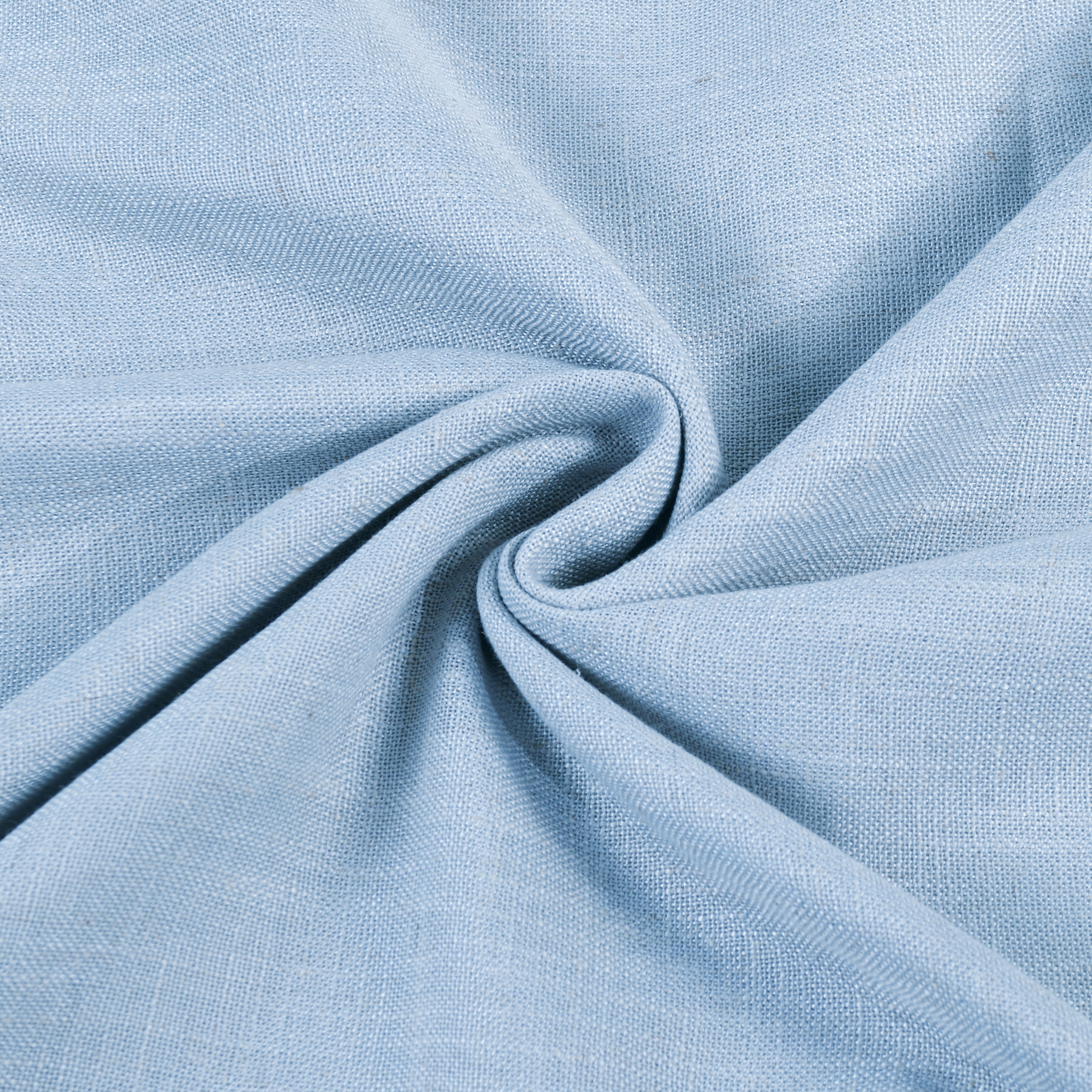Better Homes & Gardens 100% Blackout Linen Blend Single Curtain, 50x84, Blue Water