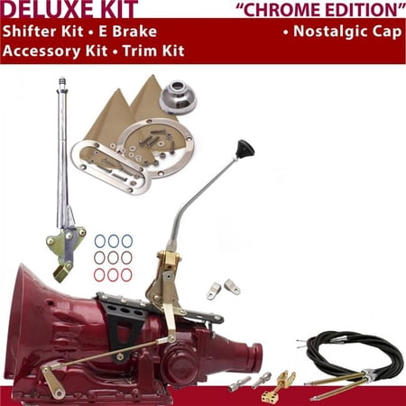 American Shifter C6 Shifter Kit 10 in. E-Brake Cable Clevis Trim Kit for CB5C7