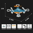 thumbnail image 7 of Mini Drone Beginner-Friendly Stunt Flyer, Beginner Friendly Stunt Flyer, 2025 Mini Unmanned Small Four-Axis Remote Control Aircraft, 360° Rotating with LED& Altitude Hold, for All-Ages (Blue), 7 of 7