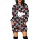 thumbnail image 3 of Sudadera con capucha de diseño original de HELLO KITTY con estampado de anime, sudadera ajustada con dibujos animados, sudadera versátil, sudadera con capucha de moda, vestido para mujer y2k, 3 of 5