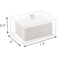 thumbnail image 2 of Acrylic Dryer Sheet Holder, Clear Dryer Sheets Box Container for Laundry Dispenser Storage, 2 of 7