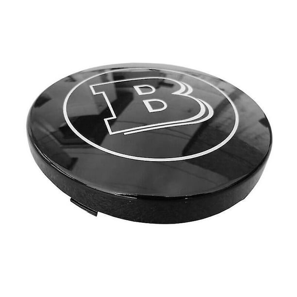 Black Brabus Logo Grille Badge For Mercedes Smart Forfour 453