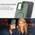 thumbnail image 2 of BENTOBEN Case for iPhone 14 Pro Compatible with Mag-Safe, 6.1" Tpu Magnetic Car Mount Support, Anti-Fingerprint Shockproof Protective Cover for iPhone 14 Pro 6.1 inch, 2 of 8