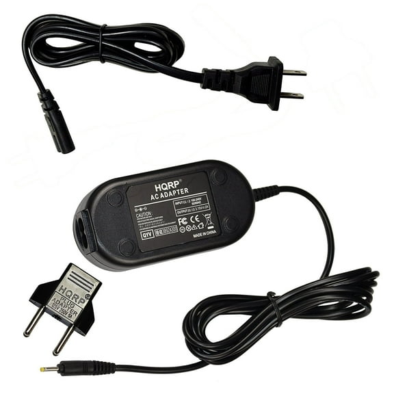 HQRP AC Power Adapter for Fujifilm FinePix E510 / E550 / 4700 / 30i Digital Camera AC-3VN / AC3VN / AC-3V / AC3V / AC-3VW / AC3VW / AC-3VS / AC3VS   HQRP Euro Plug Adapter