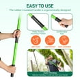 thumbnail image 5 of 6.5-26FT Manual Pole Saw with 8 Fiberglass Poles, Extendable Tree Trimming Set with Canvas Storage Bag, Branch Trimmer for Pruning, Palms, Shrubs, Green, 5 of 9