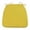 yellow, variant on ZZYuan Chair Cushions for Dining Chairs, Thick Seat Cushions for Kitchen Chairs, D-Shaped Chair Pads with Ties and Non Slip Backing