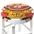 thumbnail image 3 of Lsque Sml Jeffy Round Bar chair cushion covers Velvet Fabric Premium Comfort Protects from Scratches and Stains for 14-17 Inch Chair- 13 inch, 3 of 7
