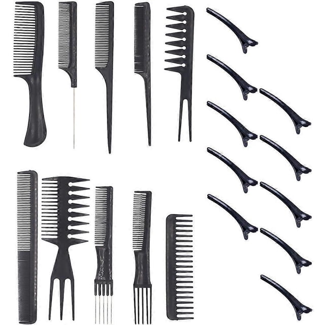 20 Pack Professional Hairdresser Combs, Great for All Hair Types and Styles, Personal Care Comb, Anti-Static Hair Comb, Black Butterfly Comb, Beard