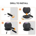 thumbnail image 2 of Soporte De Altavoz Inteligente 2 soportes de montaje en pared para HomePod Mini Smart Speaker Holder (negro), 2 of 5