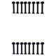 thumbnail image 3 of Paquete de 8 tornillos Greeniant para monopatín reparación Manual de metal Type1 NO1, 3 of 6