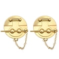 thumbnail image 1 of Miangastore Jewelry Box Hardware Golden 2Pcs 2.2x2.0In, 1 of 9