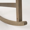 thumbnail image 3 of Noble House Arcadia Outdoor Acacia Wood Rocking Chair in Gray (Set of 2), 3 of 13
