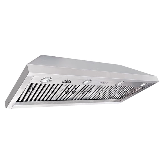 SINDA 48 Inch Built-in Range Hood Insert/Liner , 1150CFM in Stainless Steel