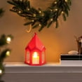 thumbnail image 4 of Mini Lantern with LED Tealight, Modern Lantern Decorative Hanging Candle Lantern for Ramadan Christmas Wedding Table Centerpiece Indian Diwali Decor, Garden Fairy Party Decoration, 4 of 6