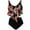 Black-Mom, variant on Odeerbi Mommy and Me Tankinis Swimsuits for Women Ruffled Tank Tops Athletic Floral Two Piece Bathing Suit Swimwear Parent-Child Clothing Mother Daughter Beachwear Set Adult Black