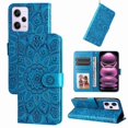 thumbnail image 1 of Funda tipo cartera GANGXUN para Xiaomi Redmi Note 12 Pro 5G , diseño girasol, cuero PU, soporte, cierre magnético, tarjetero, 1 of 5