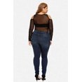 thumbnail image 5 of Fashion to Figure Women's Plus Size Lycra Beauty Premium Skinny Jeans - Size 16, 5 of 5