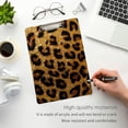 thumbnail image 2 of FMSHPON Leopard Print Clipboard Hardboard Wood Nursing Clip Board and Pull for Standard A4 Letter 13x9 inches, 2 of 2