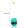 thumbnail image 2 of Juguete multifuncional para gatos con forma de vaso de comida con fugas, tenis de mesa, divertido palo para gatos, pelota de juguete para mascotas, 2 of 3