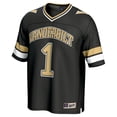 thumbnail image 2 of Unisex GameDay Greats #1 Black Vanderbilt Commodores Lightweight Collegiate Football Fashion Jersey, 2 of 4