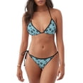 thumbnail image 1 of Disketp Cute Dog Footprints para Bañador de Dos Piezas para Mujer, Bikini Sexy Halter String, Conjunto de Bikini en Triángulo, 1 of 6