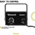 thumbnail image 3 of BMS50 Mini Strobe 25W Ceiling/Wall Mount Flash Light Set with Clamp, Adjustable Flash Rate, Perfect for Birthday Parties, 3 of 5