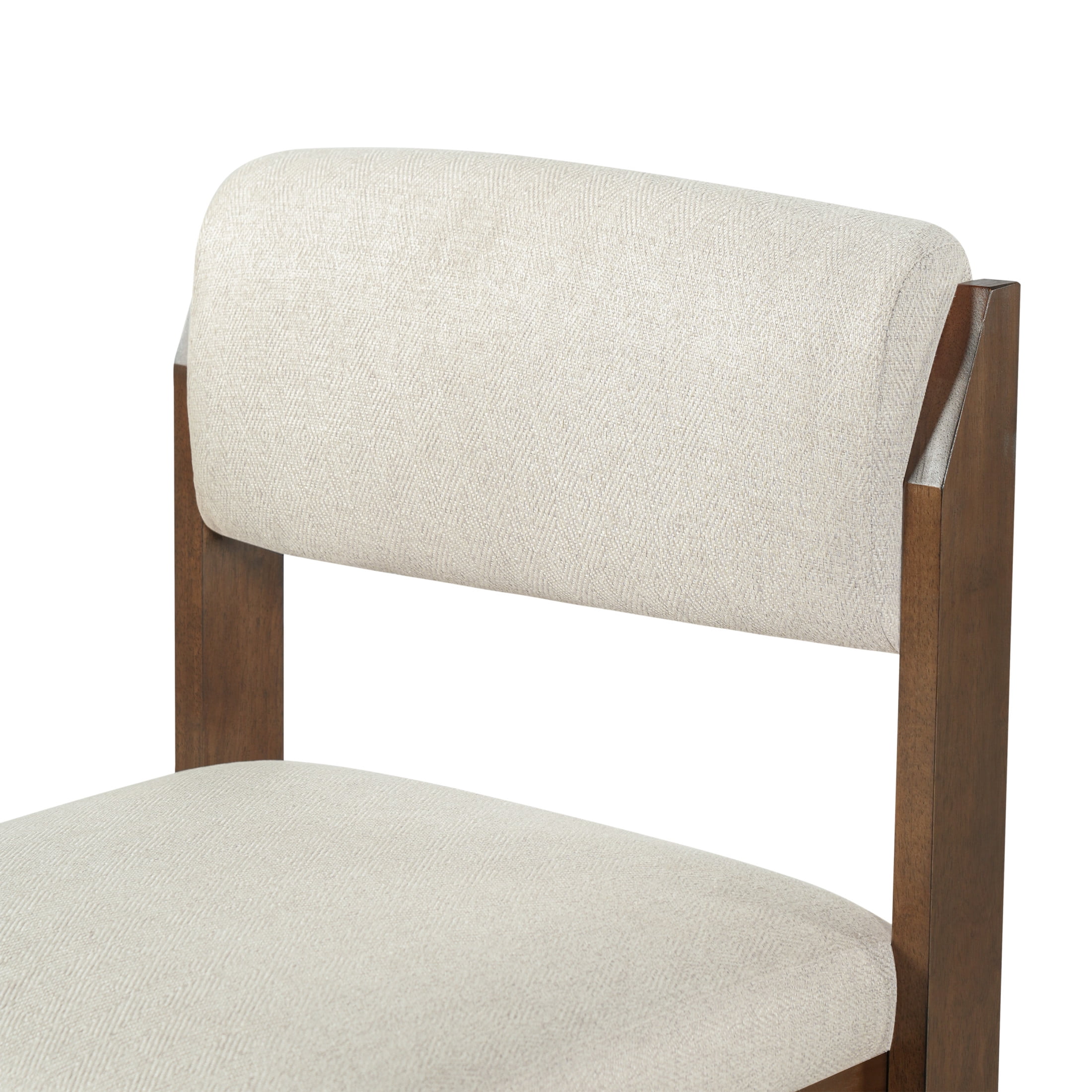 Christopher Knight Home 7-Piece Dining Set, 71" Oval Table with Upholstered Chairs, Walnut+Beige