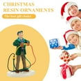 thumbnail image 3 of EASTIN Résine la Maison de Vacances Griswold Statue Mini Noël Neige Village Ornements, 3 of 6