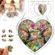 thumbnail image 5 of Acrylic Heart-shaped Puzzle Wind Chime Pendant 94-Piece Puzzle Porch Garden Wind Chime, 5 of 9