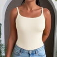 thumbnail image 5 of BUIGTTKLOP Tank Tops for Women Square Neck Spaghetti Strap Camisole Tops Summer Basic Cami Shirts, 5 of 6